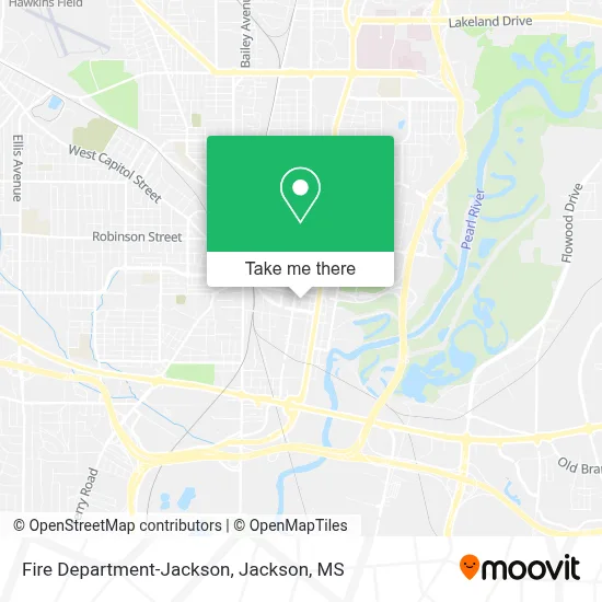 Fire Department-Jackson map