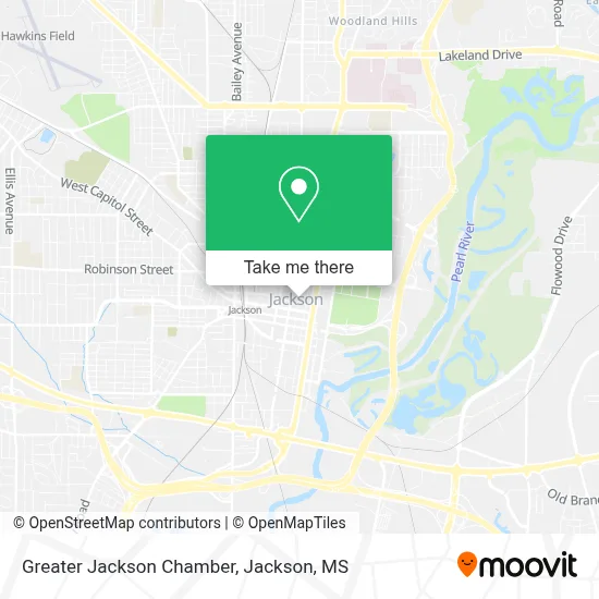 Greater Jackson Chamber map