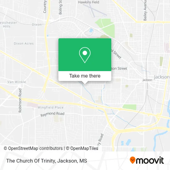 The Church Of Trinity map