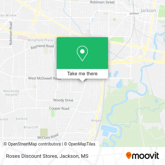 Roses Discount Stores map