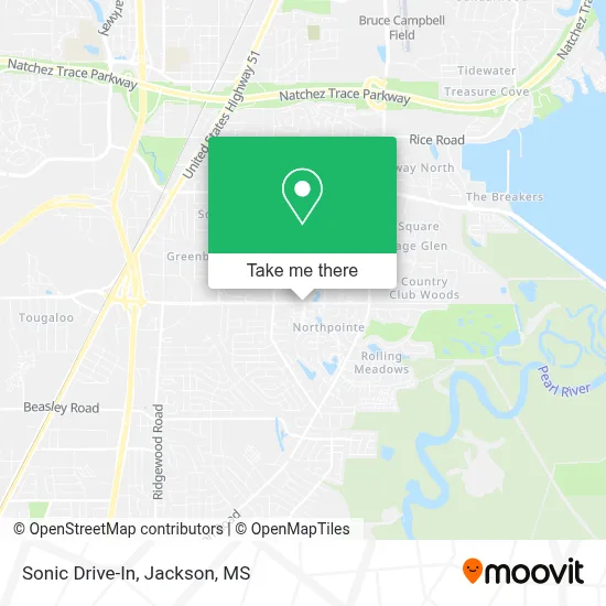 Sonic Drive-In map