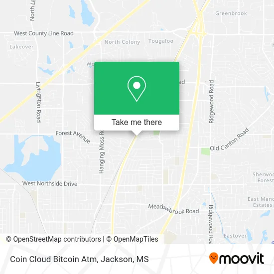 Coin Cloud Bitcoin Atm map