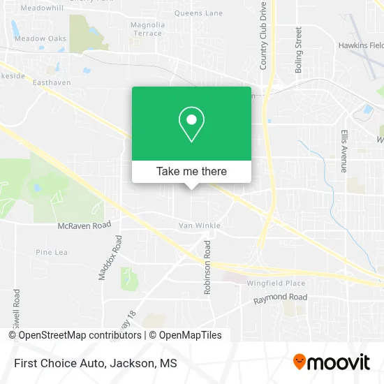 First Choice Auto map