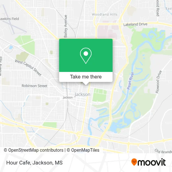 Hour Cafe map