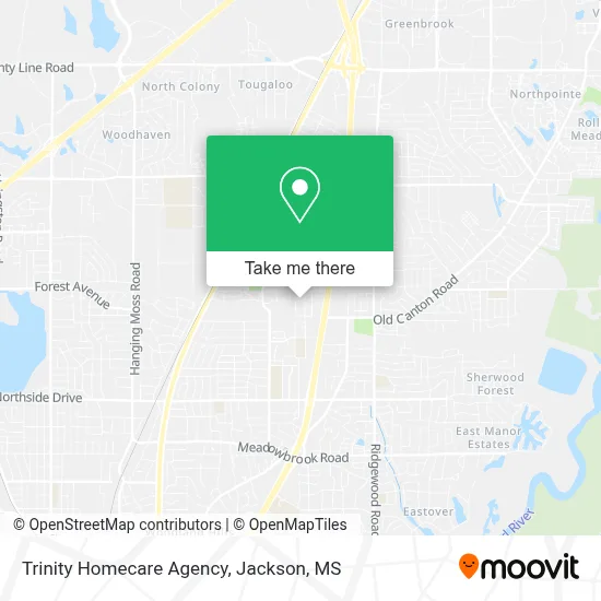 Trinity Homecare Agency map