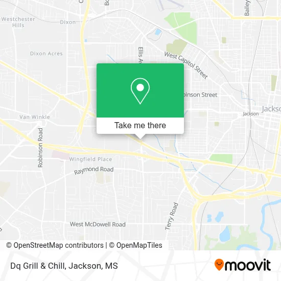 Dq Grill & Chill map