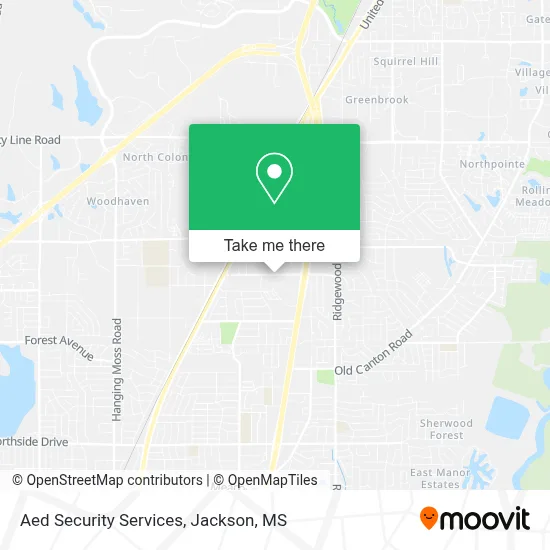 Aed Security Services map