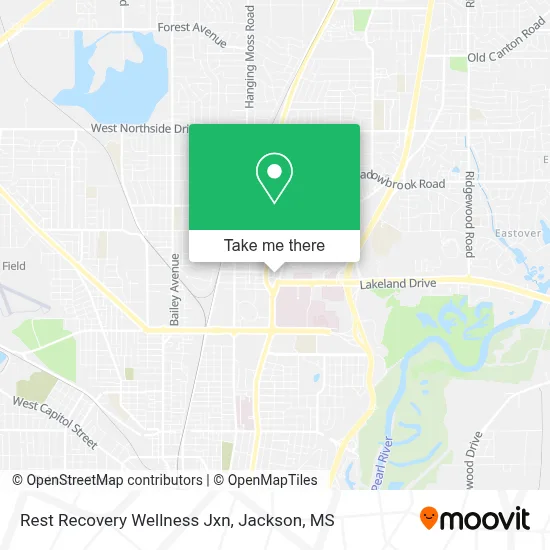 Rest Recovery Wellness Jxn map