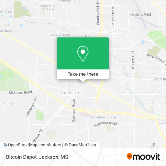 Bitcoin Depot map