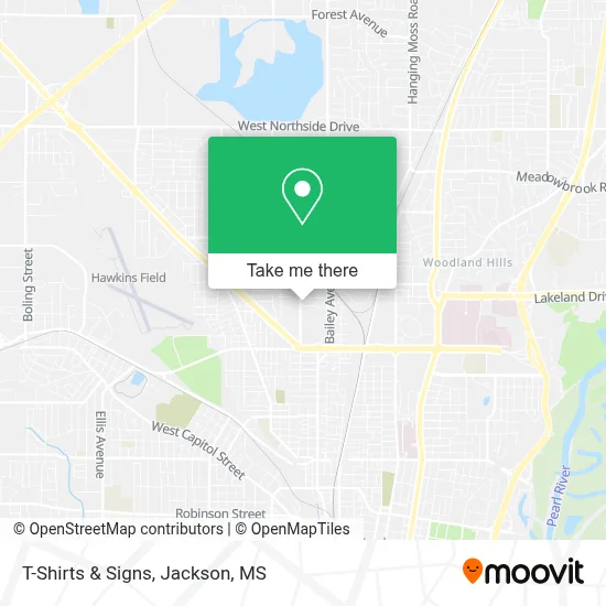 T-Shirts & Signs map