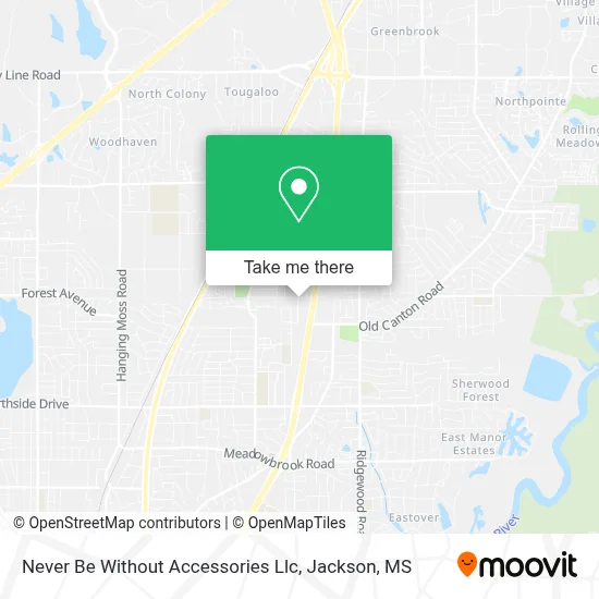 Never Be Without Accessories Llc map