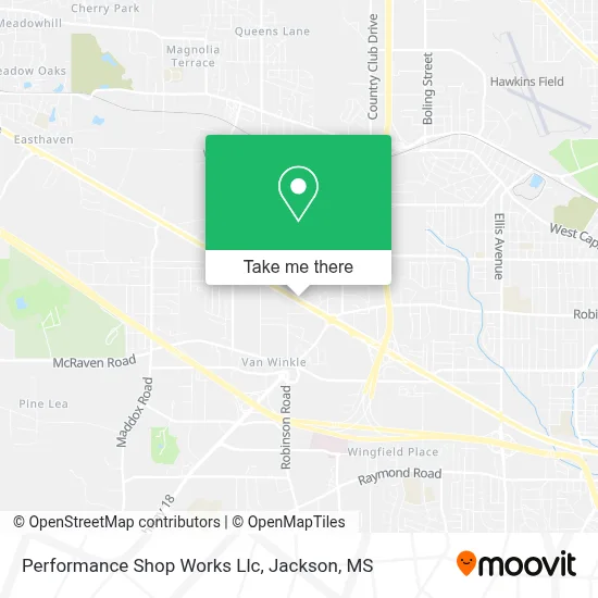 Performance Shop Works Llc map
