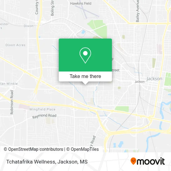 Tchatafrika Wellness map