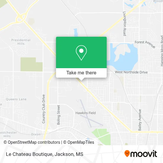 Le Chateau Boutique map