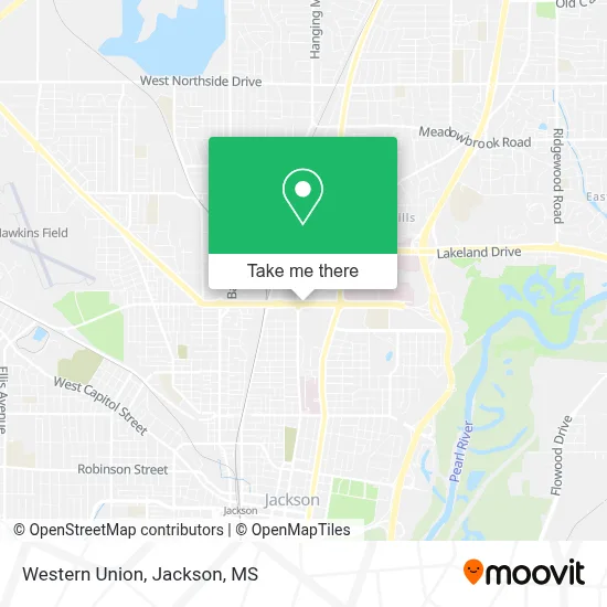 Western Union map