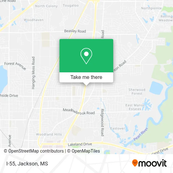 I-55 map