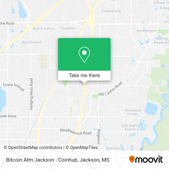 Bitcoin Atm Jackson - Coinhub map