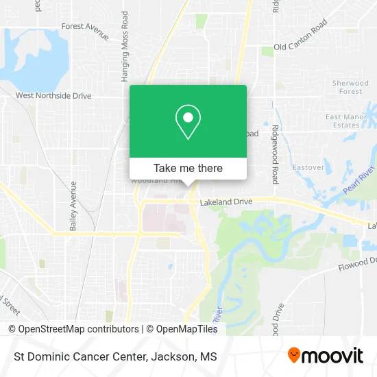 St Dominic Cancer Center map