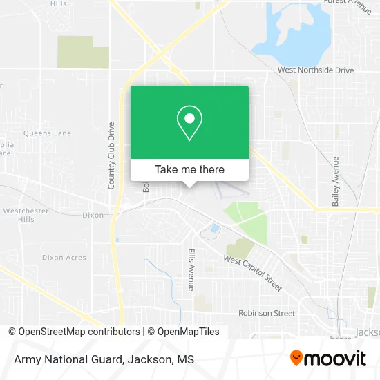 Army National Guard map
