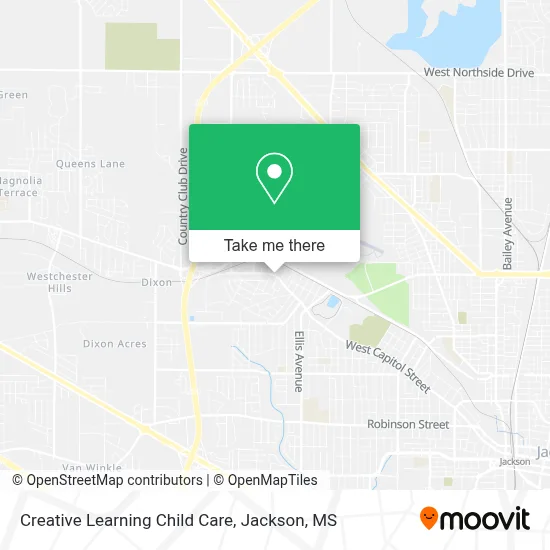 Creative Learning Child Care map