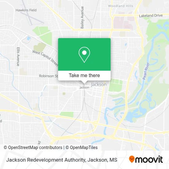 Jackson Redevelopment Authority map