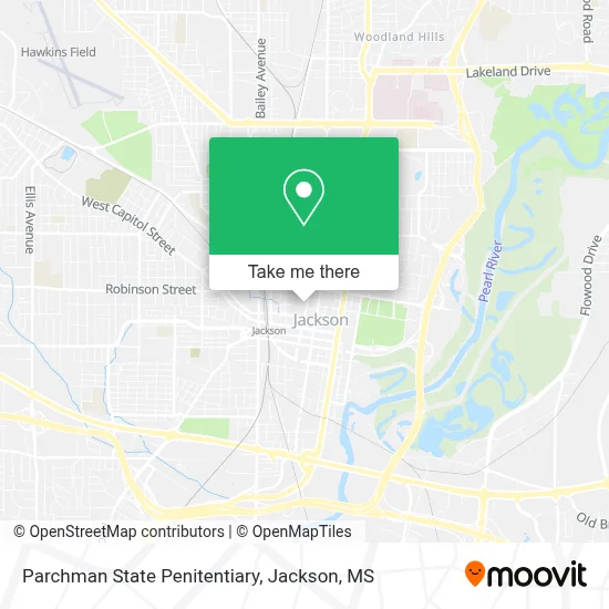 Parchman State Penitentiary map