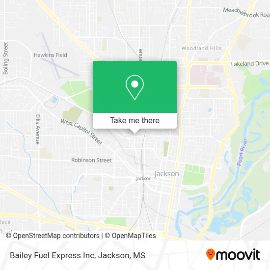 Bailey Fuel Express Inc map