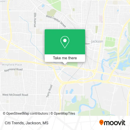 Citi Trends map