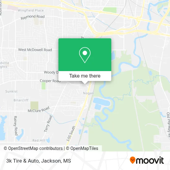3k Tire & Auto map