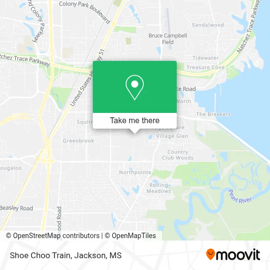 Shoe Choo Train map
