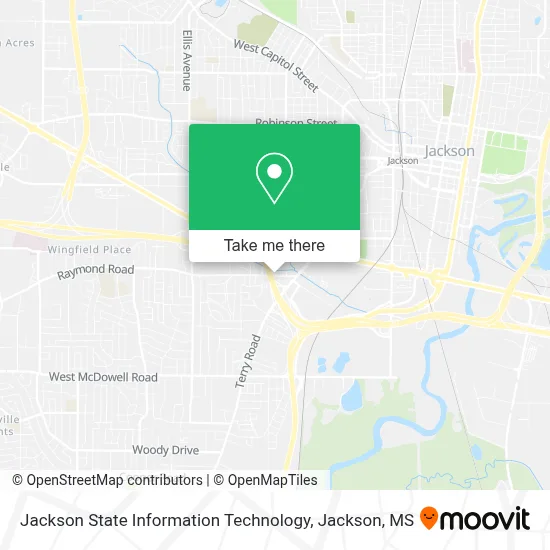 Jackson State Information Technology map
