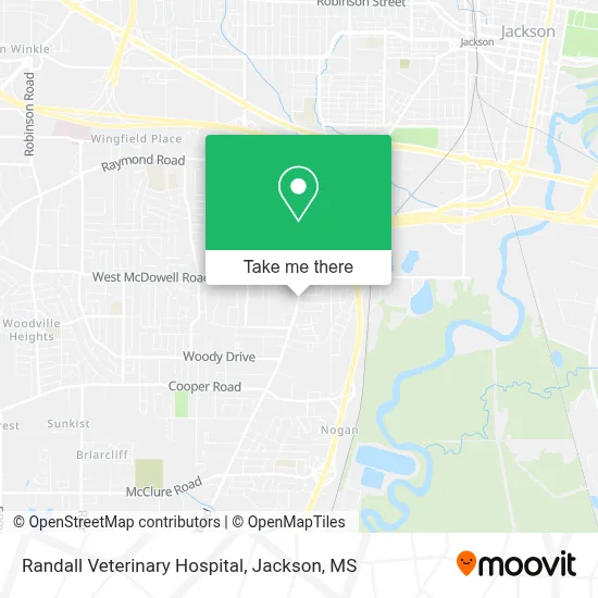 Randall Veterinary Hospital map