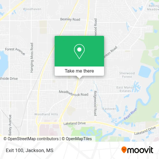 Exit 100 map