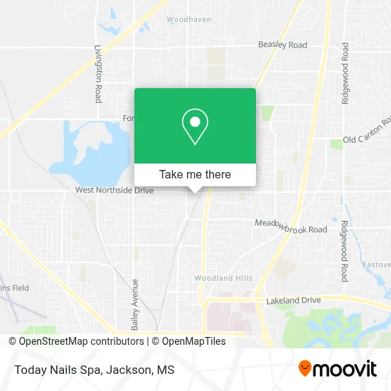 Today Nails Spa map