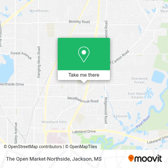 The Open Market-Northside map