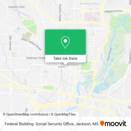 Federal Building- Social Security Office map
