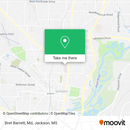 Bret Barrett, Md map