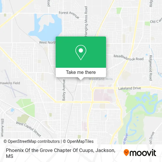 Phoenix Of the Grove Chapter Of Cuups map