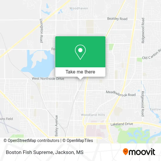 Boston Fish Supreme map