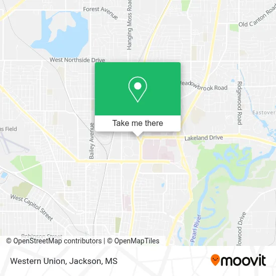 Western Union map