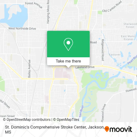 St. Dominic's Comprehensive Stroke Center map