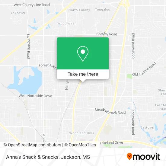 Anna's Shack & Snacks map