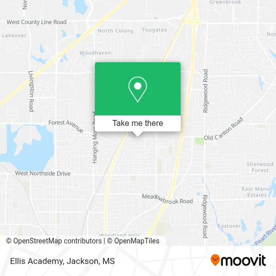 Ellis Academy map
