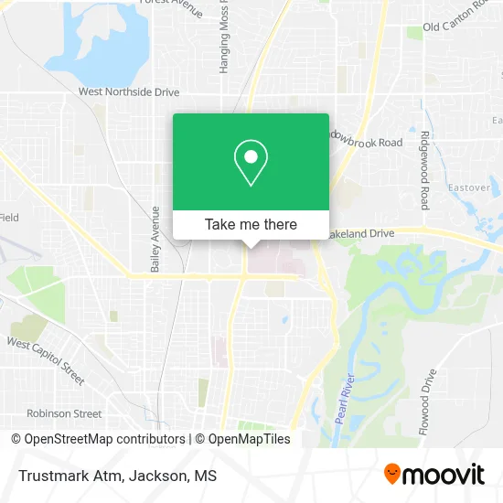 Trustmark Atm map