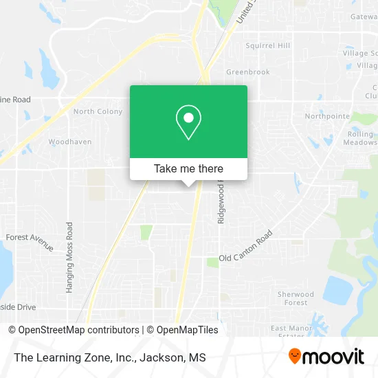 The Learning Zone, Inc. map