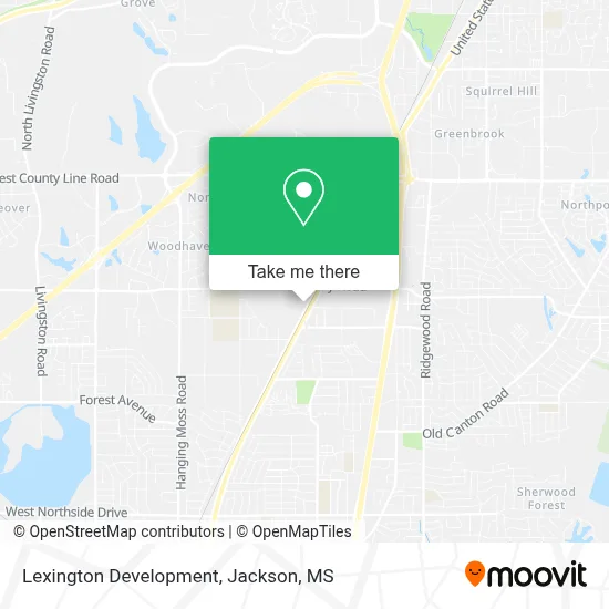 Lexington Development map