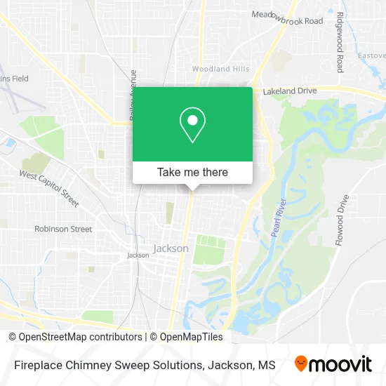 Fireplace Chimney Sweep Solutions map