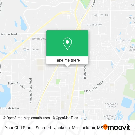 Your Cbd Store | Sunmed - Jackson, Ms map