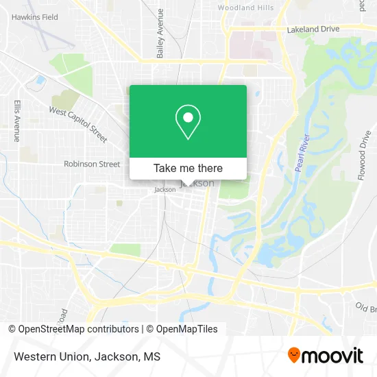 Western Union map