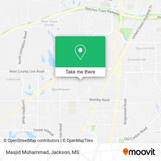 Masjid Muhammad map